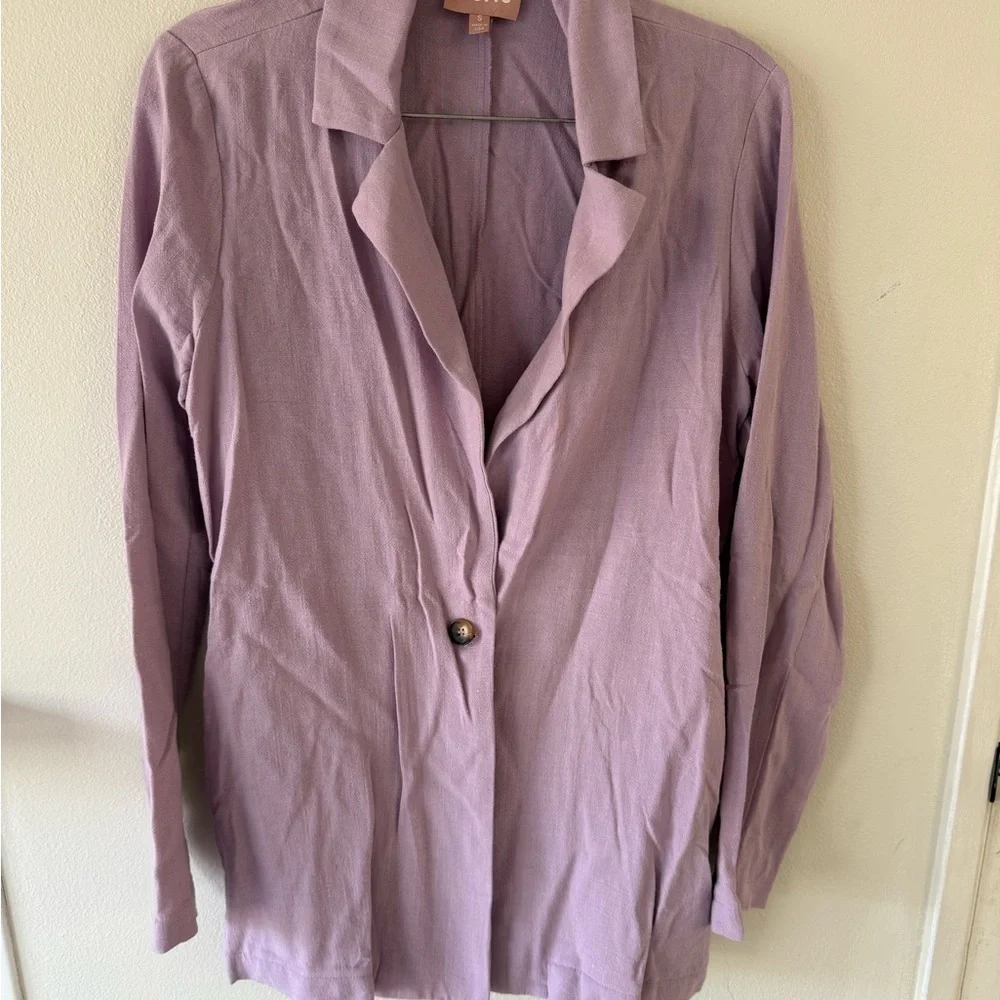 Show Me Your MuMu Pastel Purple Blazer